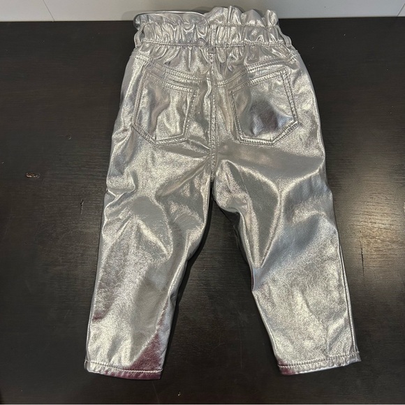 Gap Toddler Just Like Mom Jeans Metallic Silver - Picture 8 of 8